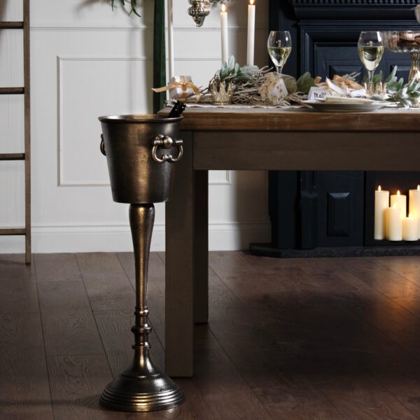 Cast Floor Standing Champagne Cooler - Image 3