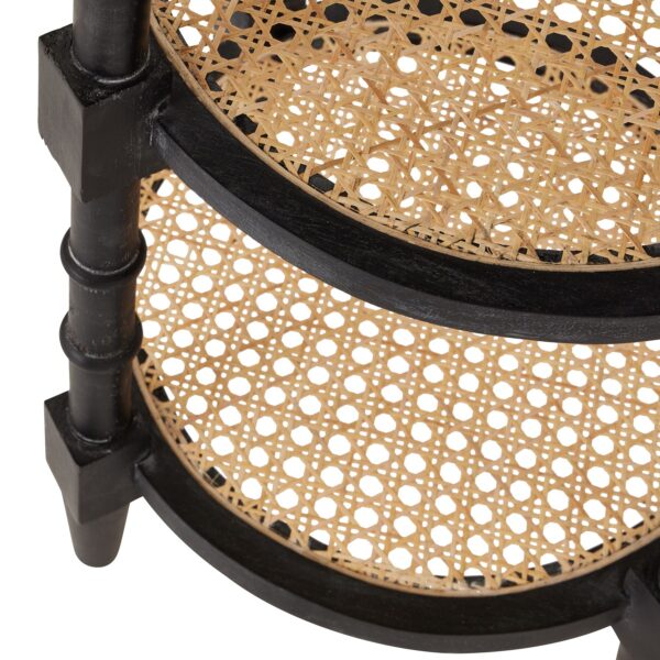 Raffles Black Tall Round Side Table - Image 3