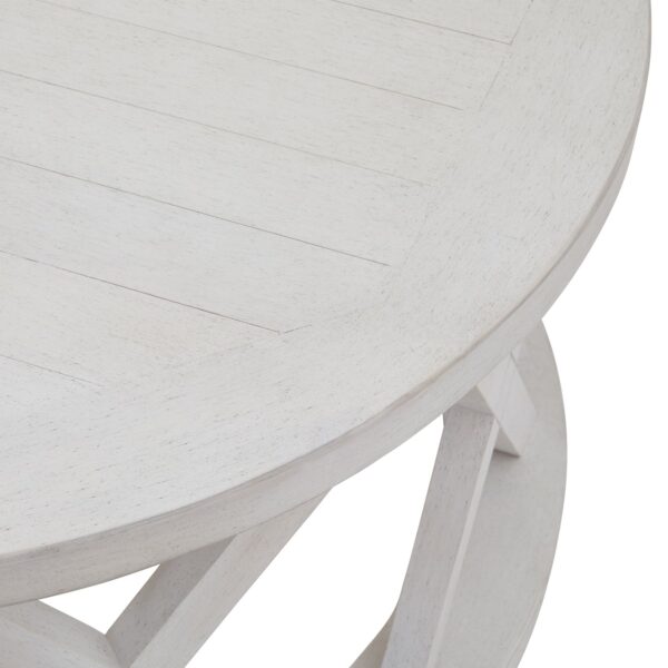 Stamford Plank Collection Round Coffee Table - Image 5