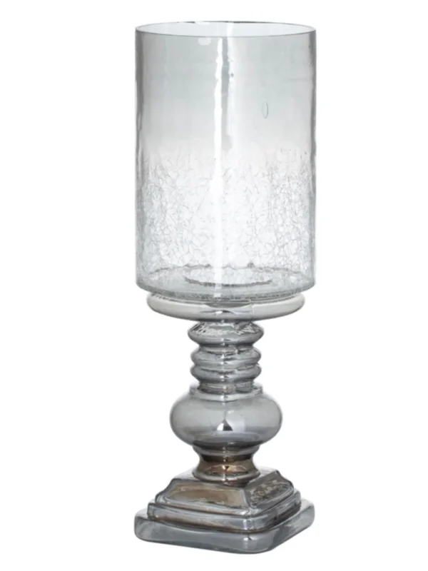 Smoked Midnight Glass Candle Holder - Image 5
