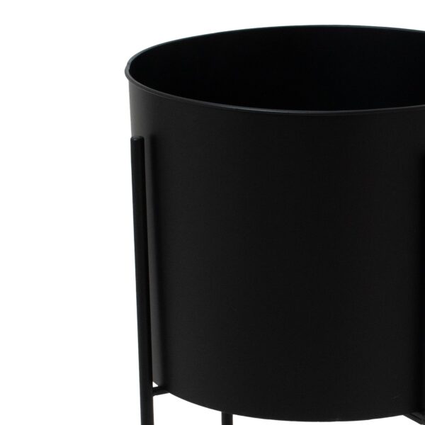 Large Matt Black Planter On Frame - Image 2