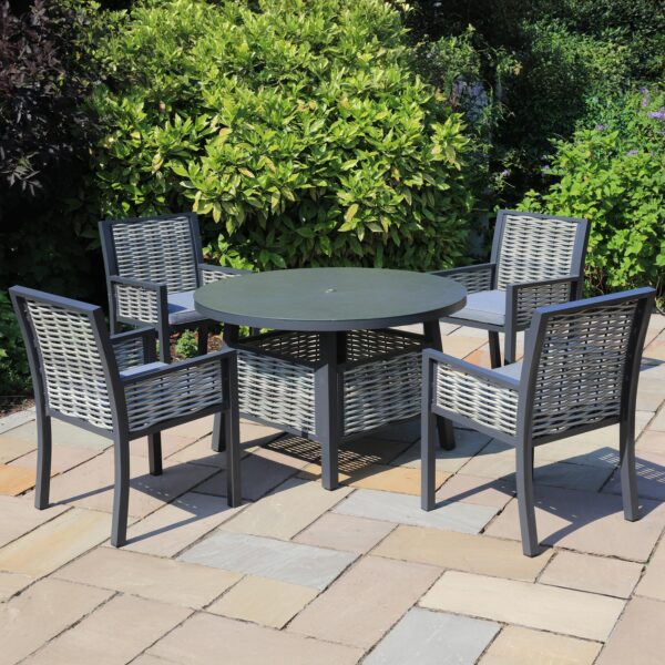 TUSCON 4 SEATER DINING SET - Image 2